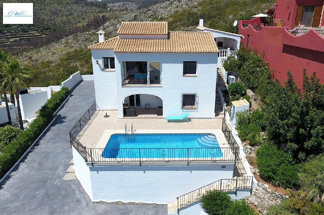 villa in Adsubia for sale, built area 136 m², year built 2002, air-condition, plot area 580 m², 4 bedroom, 2 bathroom, swimming-pool, ref.: AS-1423-28