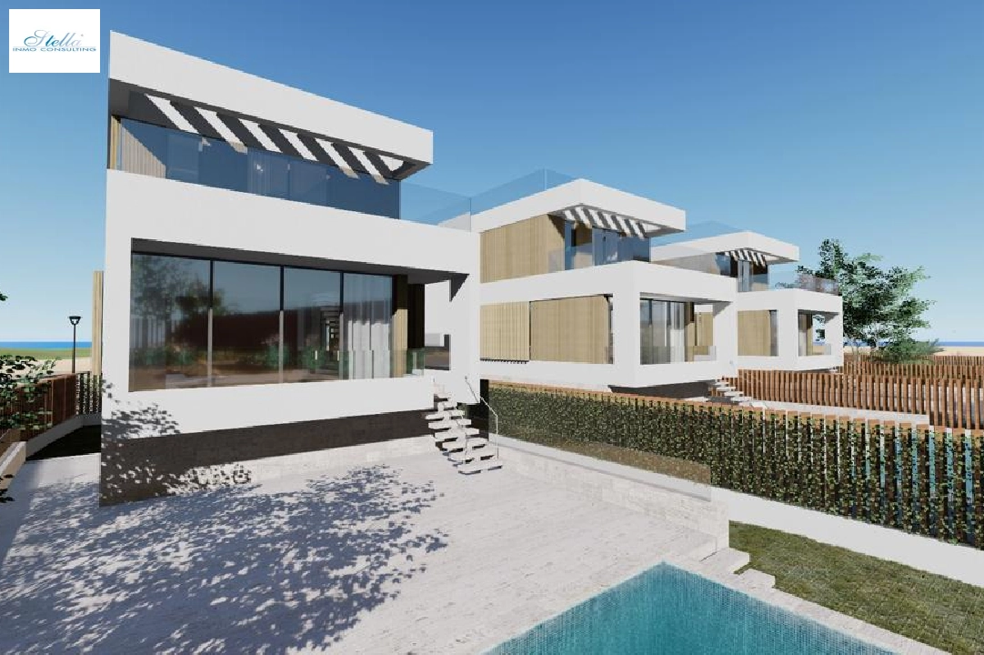 villa in Oliva for sale, built area 173 m², year built 2023, condition first owner, + underfloor heating, air-condition, plot area 350 m², 3 bedroom, 4 bathroom, swimming-pool, ref.: AS-1623-27