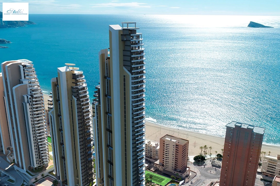apartment on higher floor in Benidorm for sale, built area 101 m², condition first owner, air-condition, 2 bedroom, 2 bathroom, swimming-pool, ref.: HA-BEN-113-A02-5
