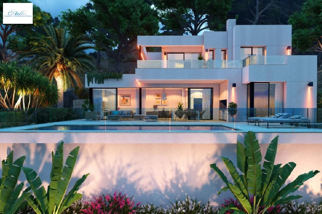 villa in Calpe for sale, built area 225 m², plot area 1000 m², 3 bedroom, 3 bathroom, swimming-pool, ref.: COB-3363-4