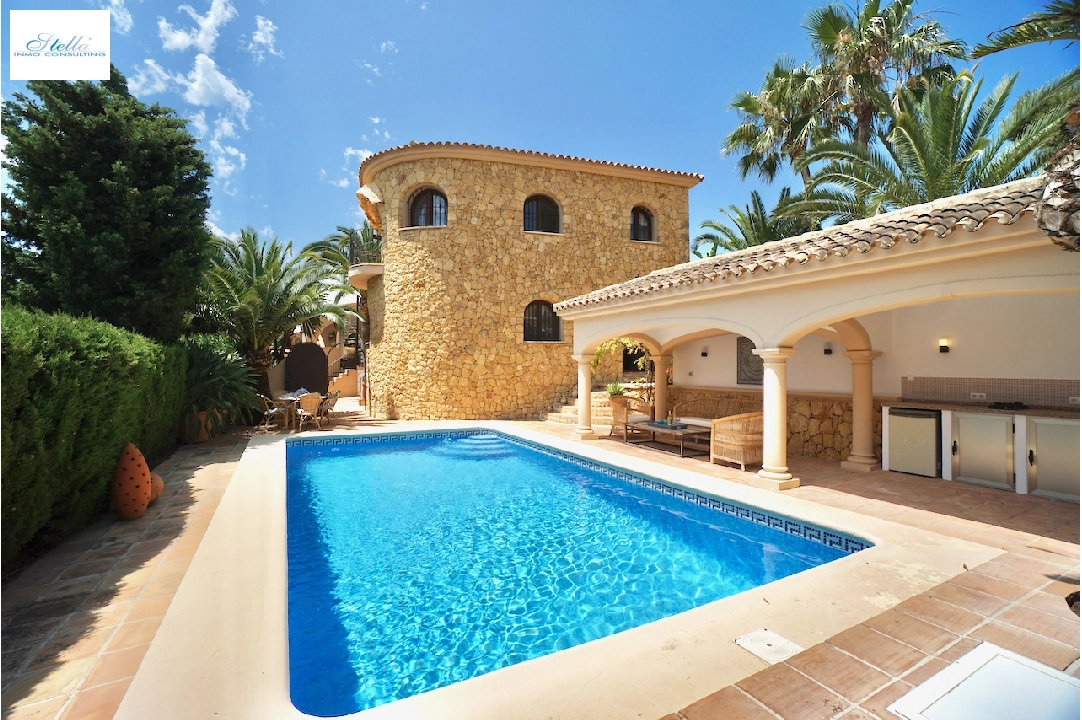 villa in Moraira(San Jaime) for sale, built area 170 m², plot area 784 m², 4 bedroom, 2 bathroom, swimming-pool, ref.: CA-H-1654-AMBE-1