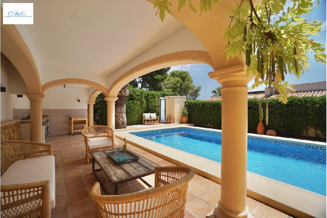 villa in Moraira(San Jaime) for sale, built area 170 m², plot area 784 m², 4 bedroom, 2 bathroom, swimming-pool, ref.: CA-H-1654-AMBE-28