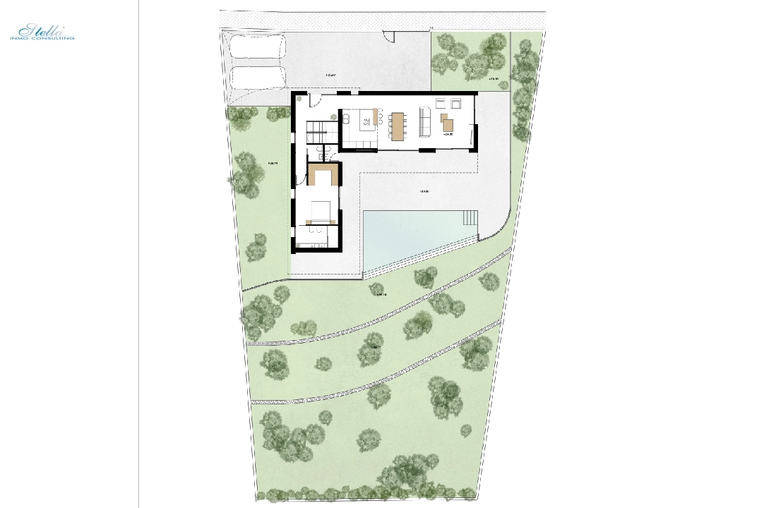 villa in Benissa(La Fustera) for sale, built area 358 m², plot area 1040 m², 3 bedroom, 3 bathroom, swimming-pool, ref.: CA-H-1656-AMB-4