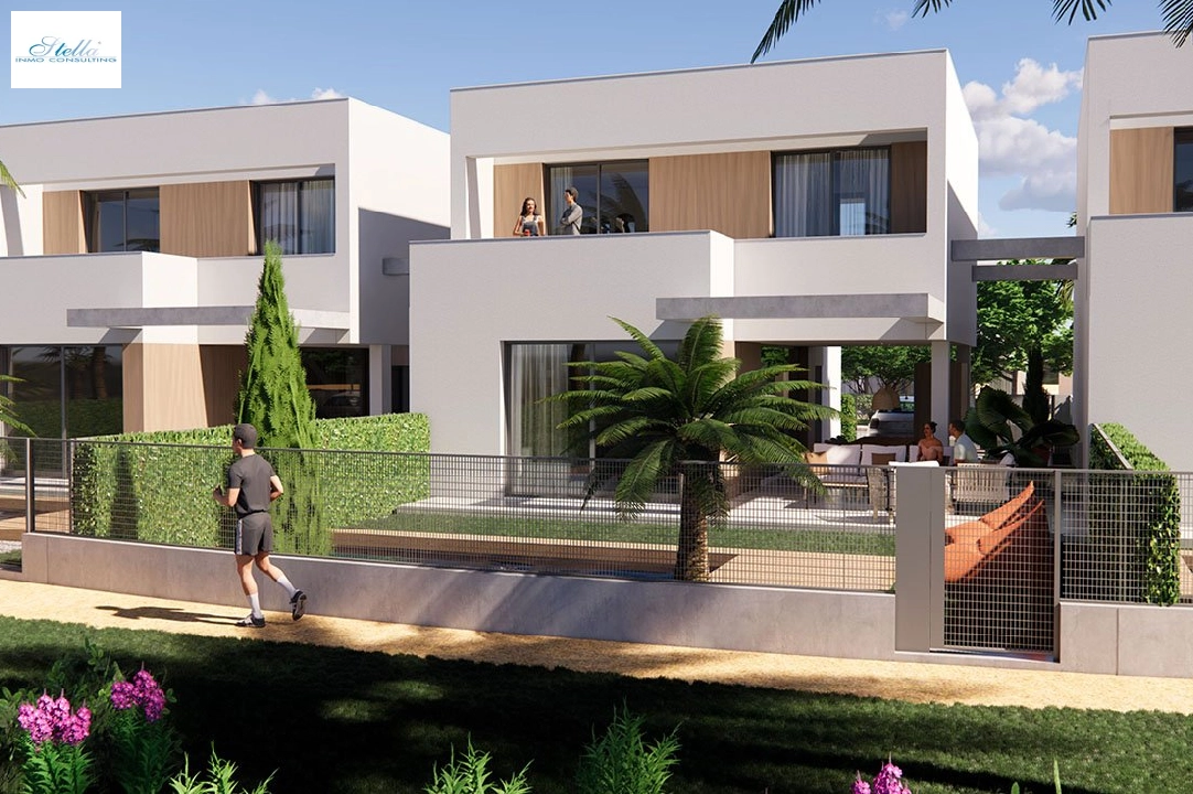 villa in Los Alcazares for sale, built area 300 m², condition first owner, plot area 202 m², 3 bedroom, 3 bathroom, swimming-pool, ref.: HA-LAN-421-E01-2