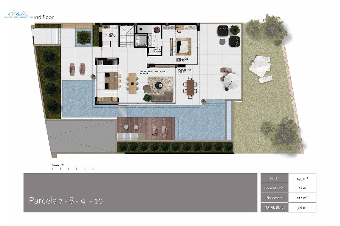 villa in Finestrat for sale, built area 336 m², condition first owner, air-condition, plot area 468 m², 3 bedroom, 3 bathroom, swimming-pool, ref.: HA-FIN-390-E01-30