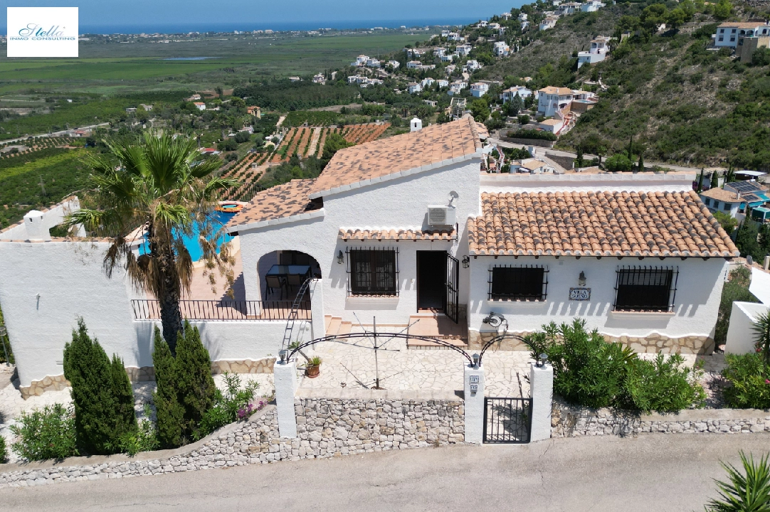 villa in Pego-Monte Pego(Monte Pego) for sale, built area 120 m², year built 2004, condition neat, + KLIMA, air-condition, plot area 1133 m², 3 bedroom, 2 bathroom, swimming-pool, ref.: RG-0423-12