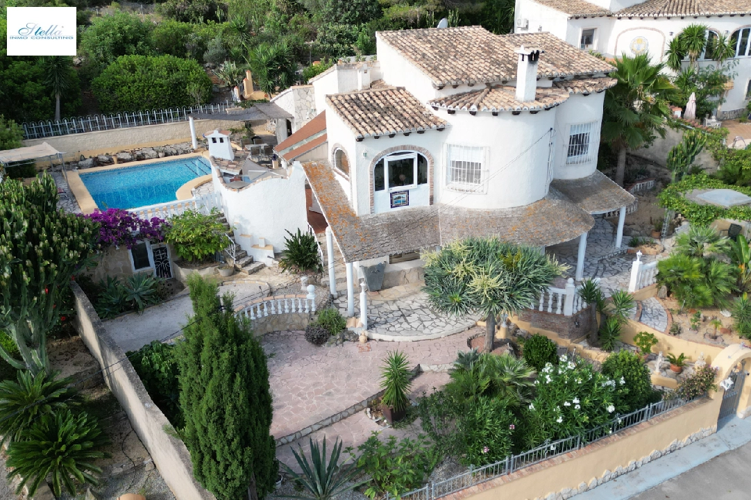 villa in Denia for sale, built area 130 m², year built 1980, + central heating, air-condition, plot area 1031 m², 3 bedroom, 2 bathroom, swimming-pool, ref.: JS-1623-5