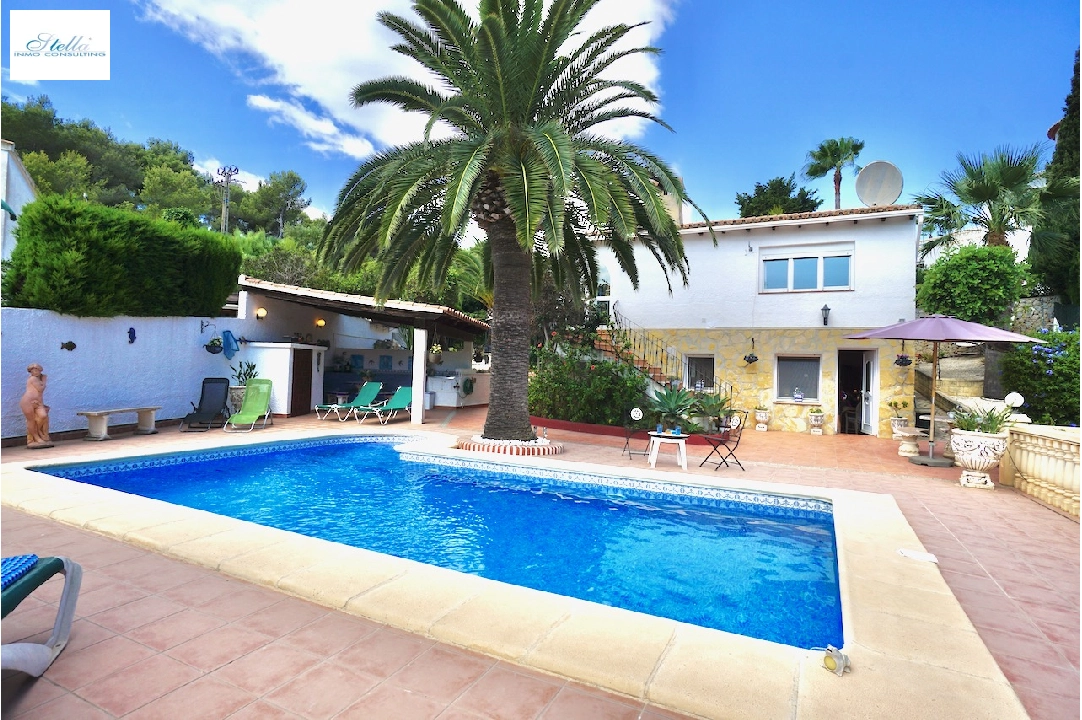 villa in Moraira(Arnella) for sale, built area 176 m², plot area 829 m², 3 bedroom, 3 bathroom, swimming-pool, ref.: CA-H-1668-AMBE-25