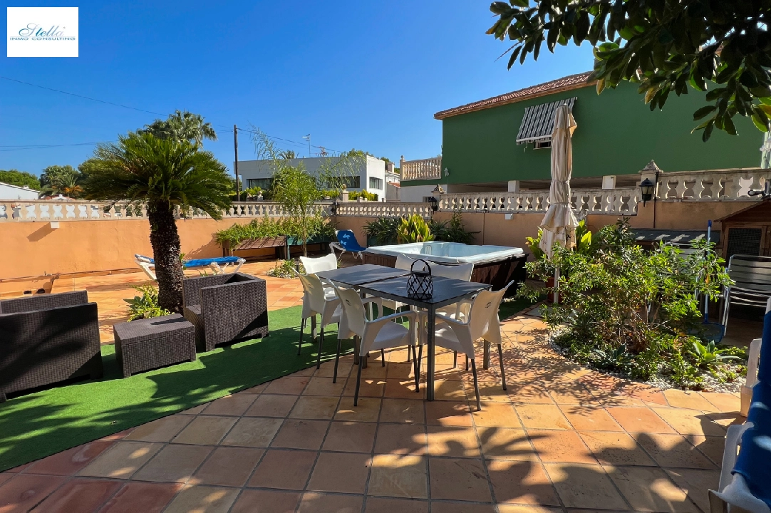 villa in Denia for rent, built area 200 m², condition neat, + central heating, air-condition, plot area 900 m², 3 bedroom, 2 bathroom, swimming-pool, ref.: D-0123-13