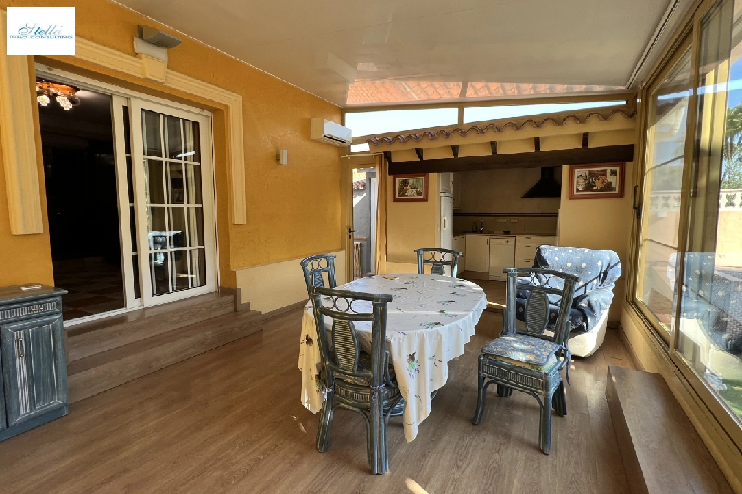 villa in Denia for rent, built area 200 m², condition neat, + central heating, air-condition, plot area 900 m², 3 bedroom, 2 bathroom, swimming-pool, ref.: D-0123-47