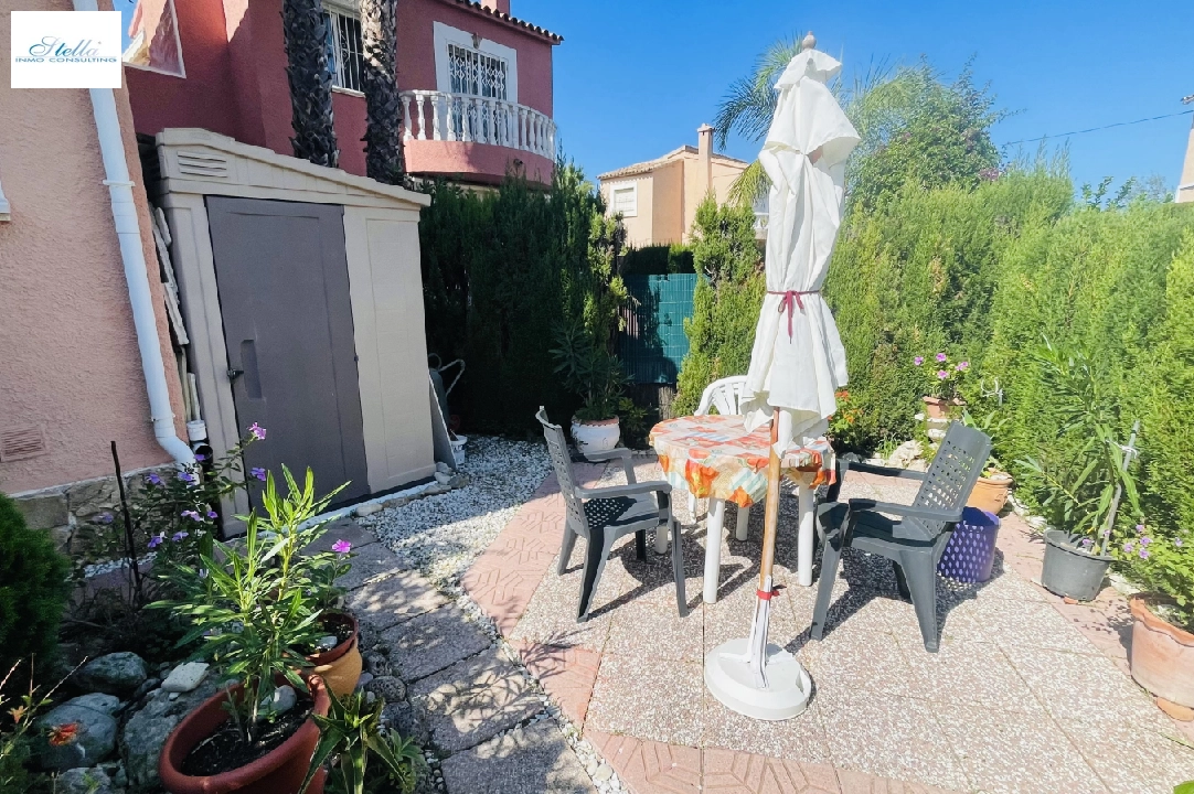 terraced house cornerside in Els Poblets for sale, built area 68 m², year built 1999, condition neat, + central heating, plot area 73 m², 2 bedroom, 1 bathroom, swimming-pool, ref.: JS-2023-14