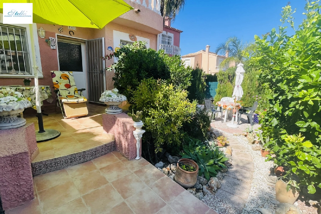 terraced house cornerside in Els Poblets for sale, built area 68 m², year built 1999, condition neat, + central heating, plot area 73 m², 2 bedroom, 1 bathroom, swimming-pool, ref.: JS-2023-15