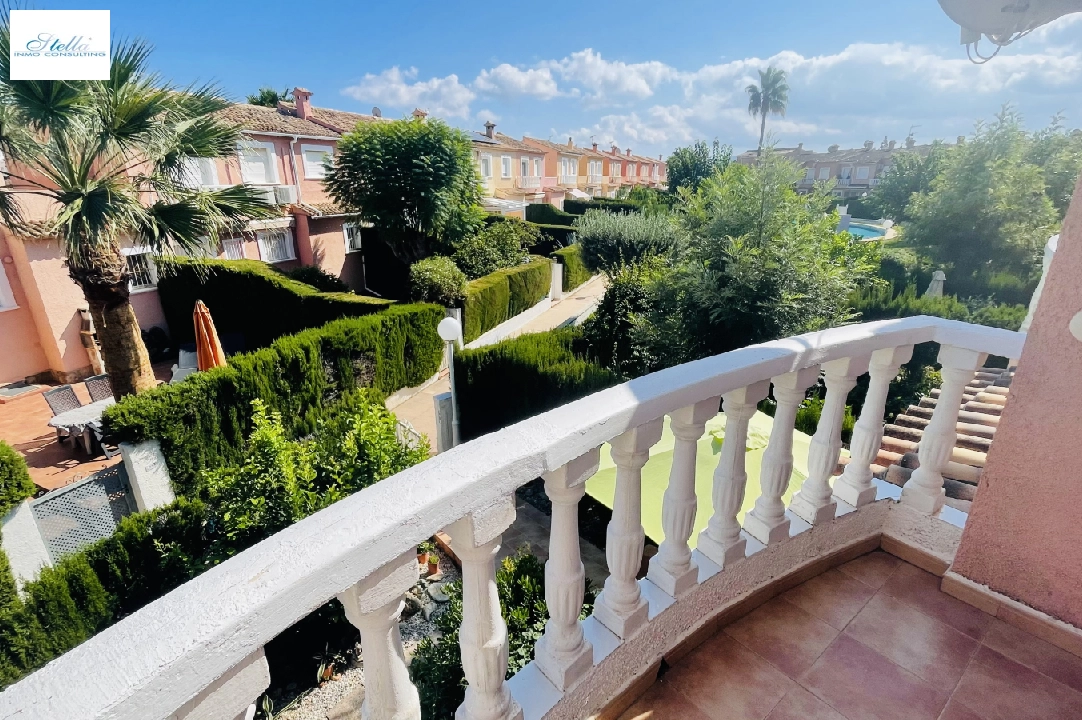 terraced house cornerside in Els Poblets for sale, built area 68 m², year built 1999, condition neat, + central heating, plot area 73 m², 2 bedroom, 1 bathroom, swimming-pool, ref.: JS-2023-9