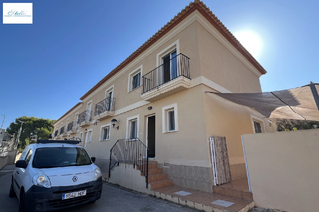 terraced house in Denia for rent, built area 130 m², condition neat, + KLIMA, air-condition, plot area 160 m², 4 bedroom, 3 bathroom, swimming-pool, ref.: D-0223-1