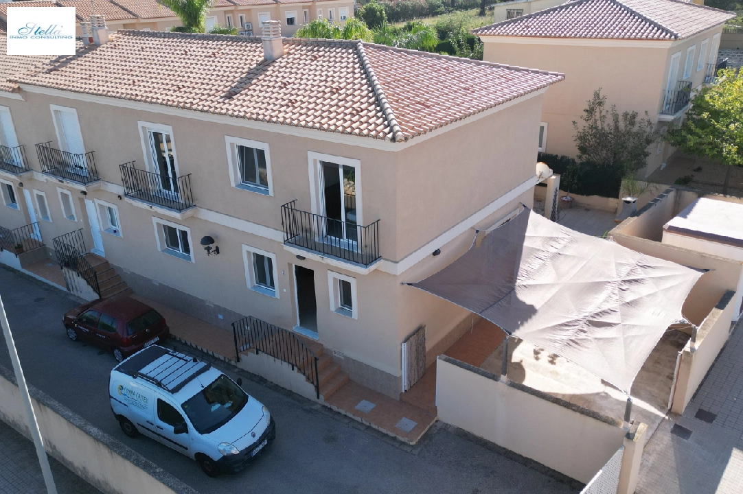 terraced house in Denia for rent, built area 130 m², condition neat, + KLIMA, air-condition, plot area 160 m², 4 bedroom, 3 bathroom, swimming-pool, ref.: D-0223-2