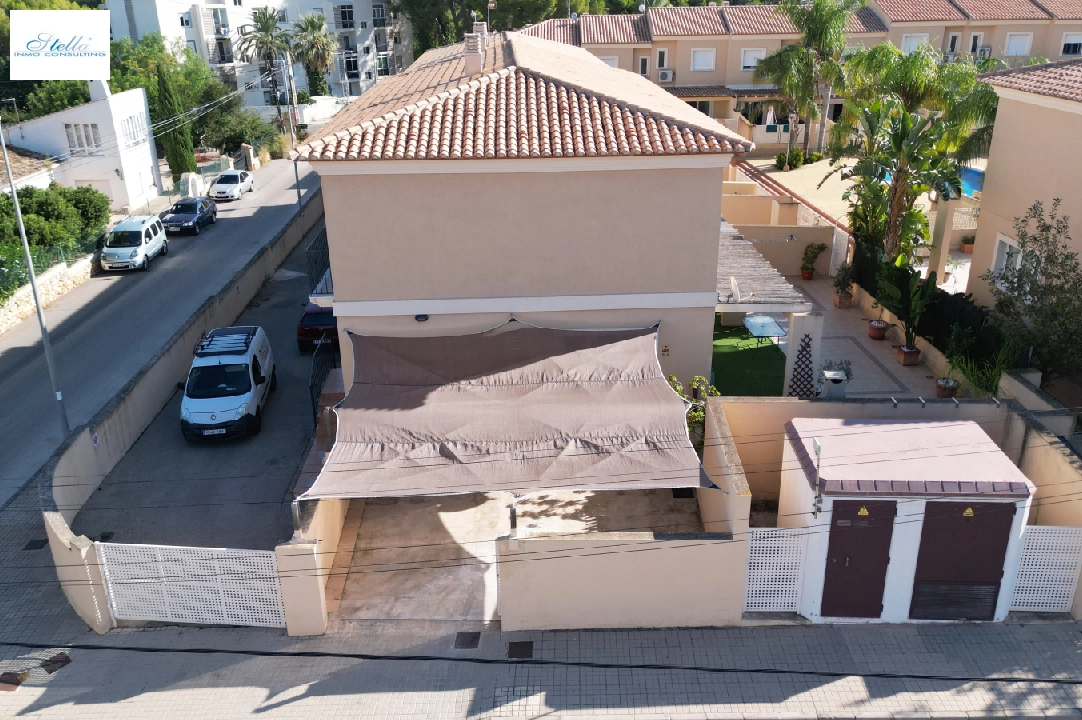 terraced house in Denia for rent, built area 130 m², condition neat, + KLIMA, air-condition, plot area 160 m², 4 bedroom, 3 bathroom, swimming-pool, ref.: D-0223-4