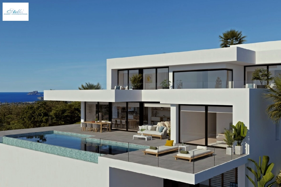 villa in Benitachell(Cumbre del sol) for sale, built area 783 m², air-condition, plot area 1087 m², 4 bedroom, 5 bathroom, swimming-pool, ref.: AM-11649DA-3700-1