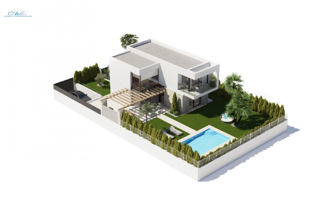 villa in Finestrat(Finestrat) for sale, built area 327 m², plot area 482 m², 3 bedroom, 3 bathroom, swimming-pool, ref.: AM-1047DA-3700-15