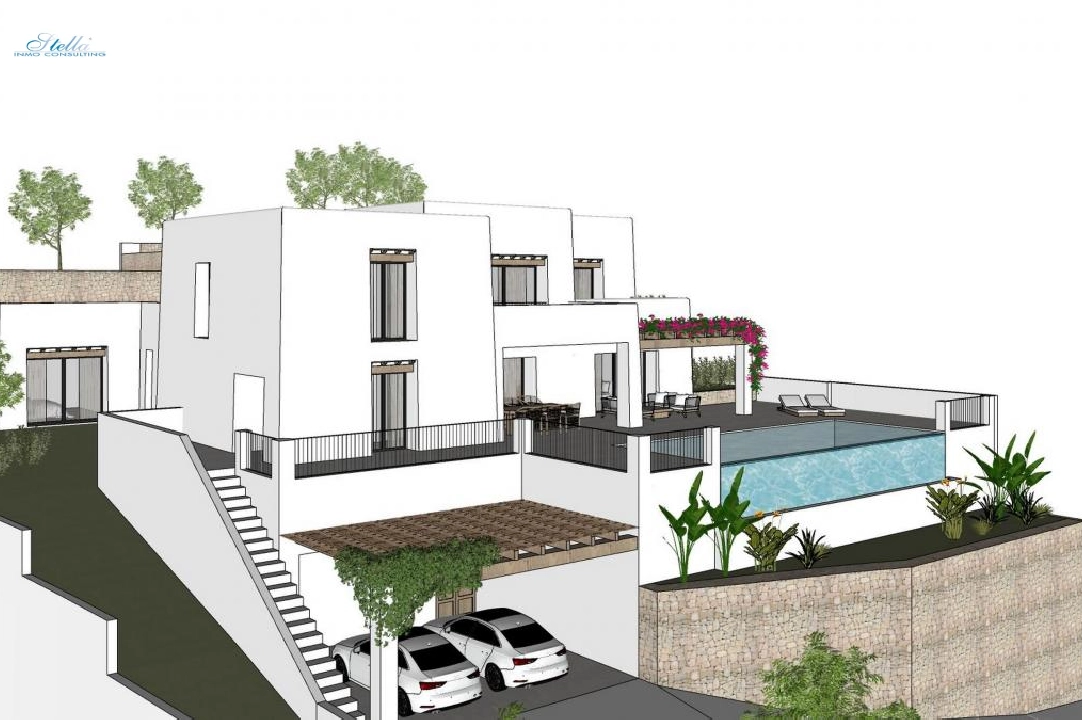 villa in Moraira for sale, plot area 1000 m², 4 bedroom, 4 bathroom, swimming-pool, ref.: COB-3416-2