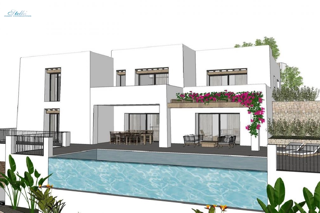villa in Moraira for sale, plot area 1000 m², 4 bedroom, 4 bathroom, swimming-pool, ref.: COB-3416-7
