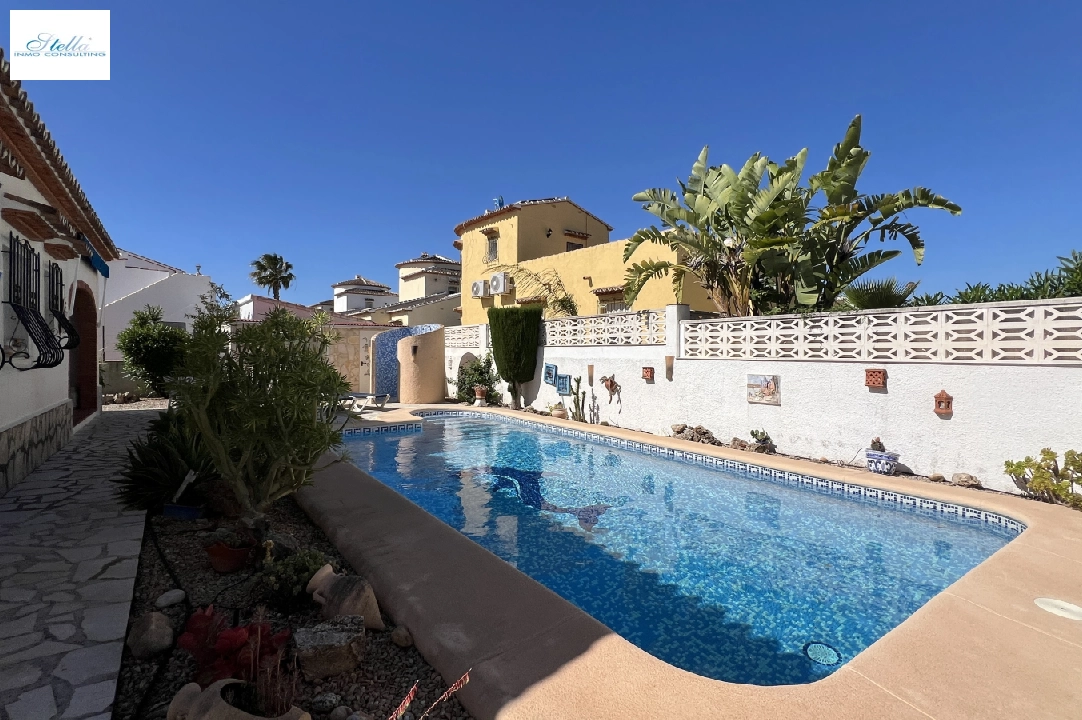 villa in Els Poblets for holiday rental, built area 125 m², year built 2003, + KLIMA, air-condition, plot area 400 m², 2 bedroom, 2 bathroom, swimming-pool, ref.: T-1123-4
