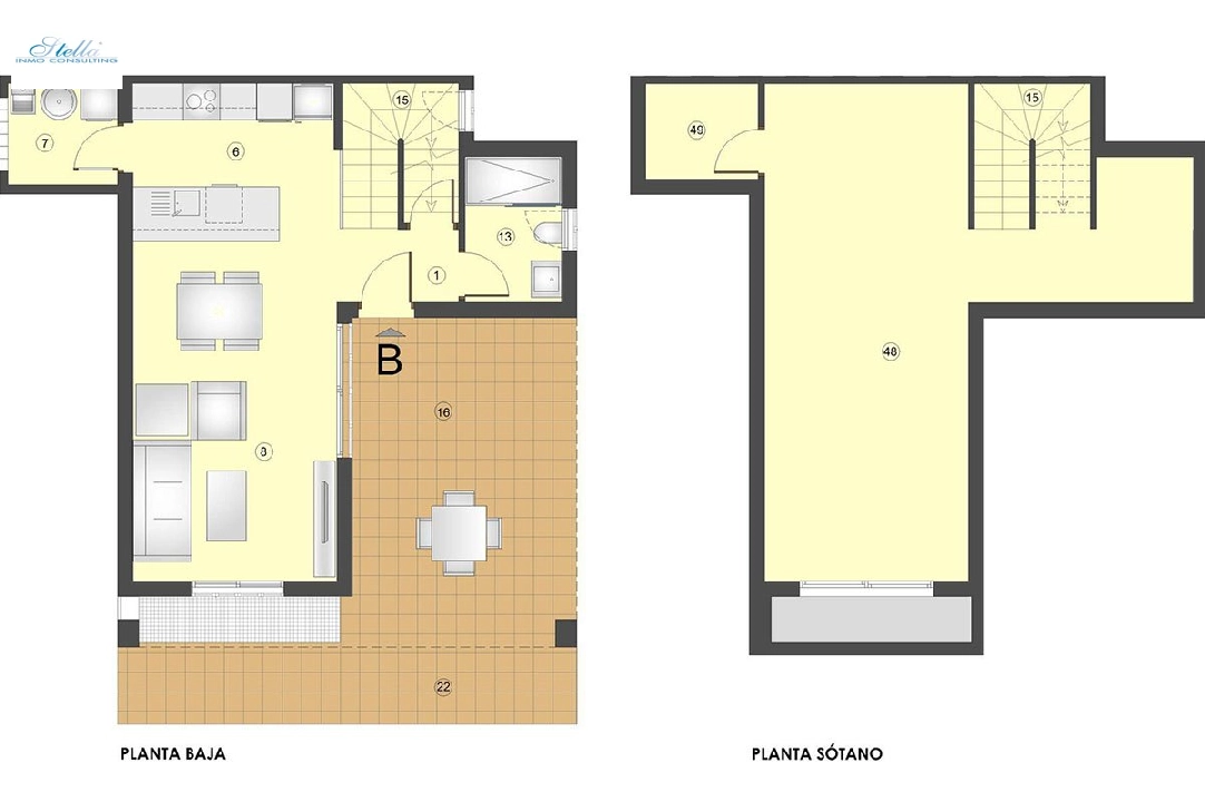 duplex house in San Juan de los Terreros for sale, built area 228 m², condition first owner, air-condition, plot area 251 m², 2 bedroom, 2 bathroom, ref.: HA-STN-150-D02-9