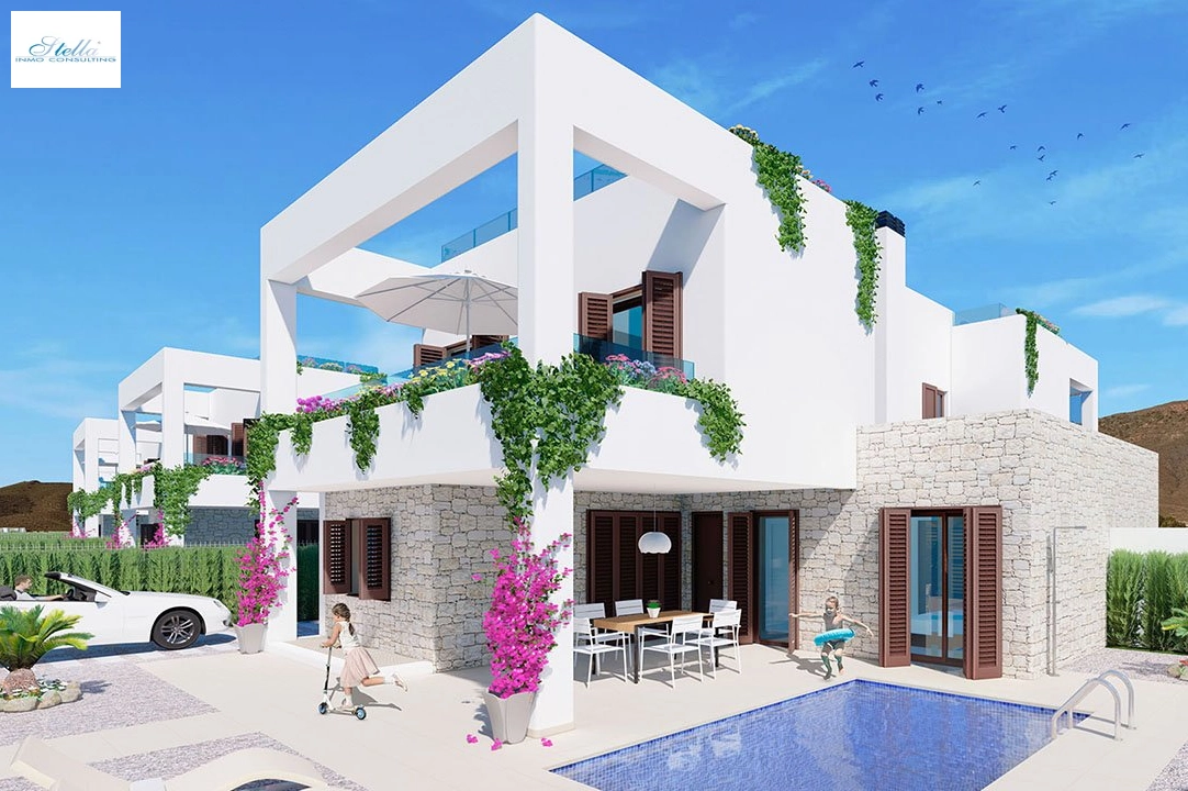 duplex house in San Juan de los Terreros for sale, built area 271 m², condition first owner, air-condition, plot area 249 m², 3 bedroom, 2 bathroom, ref.: HA-STN-150-D01-1