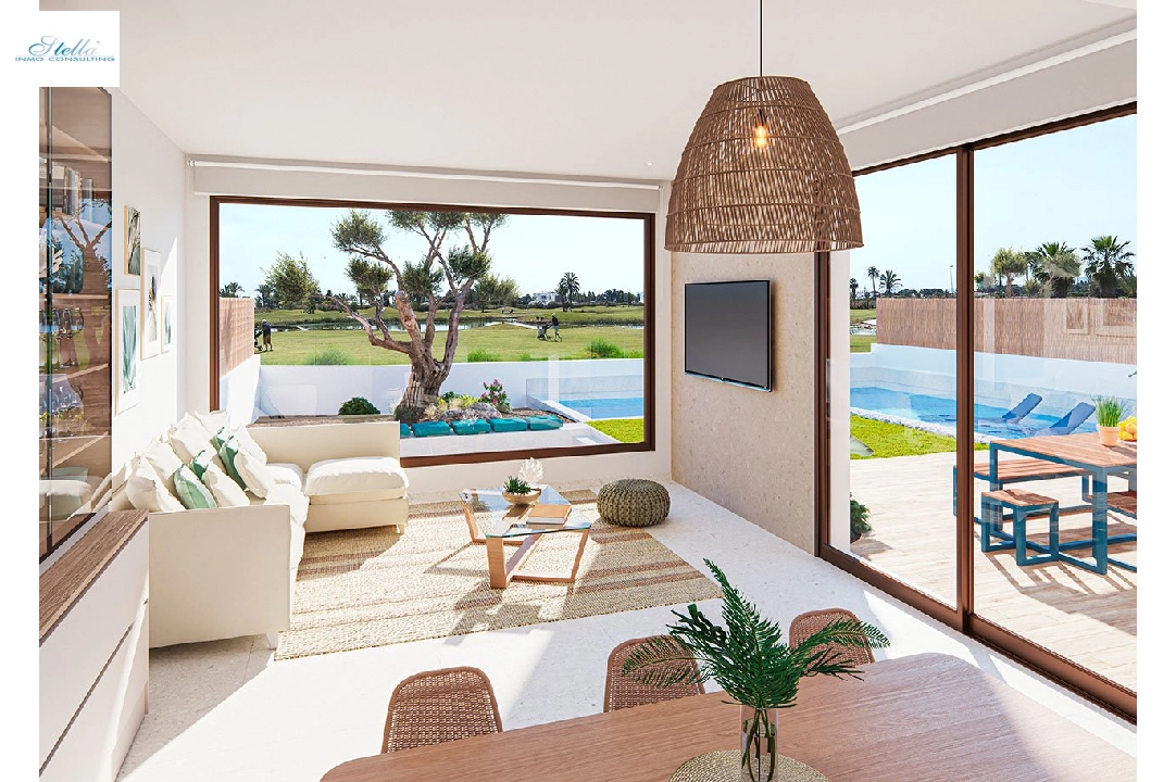 villa in Los Alcazares for sale, built area 108 m², condition first owner, plot area 292 m², 3 bedroom, 2 bathroom, swimming-pool, ref.: HA-LAN-430-E01-2