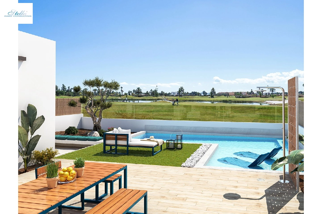 villa in Los Alcazares for sale, built area 108 m², condition first owner, plot area 292 m², 3 bedroom, 2 bathroom, swimming-pool, ref.: HA-LAN-430-E01-4