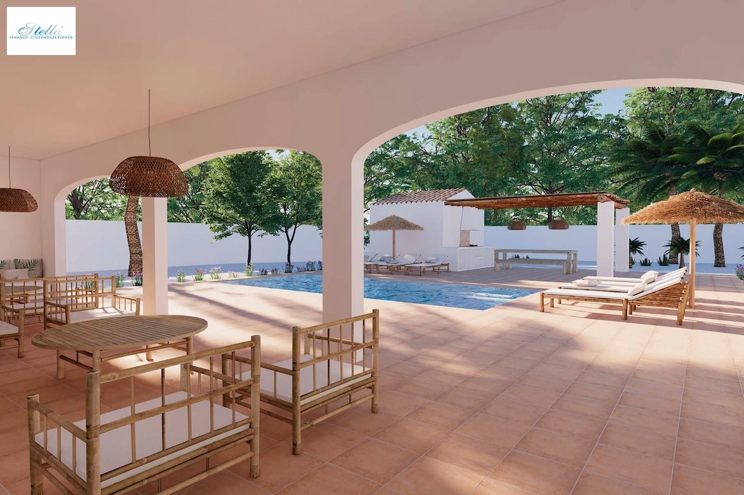 villa in Moraira(Pinar del Advocat) for sale, built area 248 m², air-condition, plot area 1050 m², 4 bedroom, 4 bathroom, swimming-pool, ref.: CA-H-1712-AMB-2