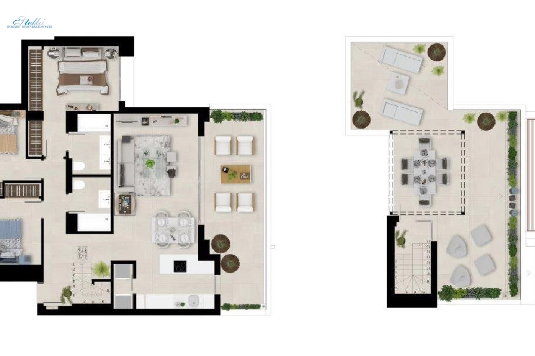 penthouse apartment in Marbella(Urbanizacion Nueva Andalucia J, 9. 29660 Marbella,) for sale, built area 123 m², plot area 274 m², 3 bedroom, 2 bathroom, swimming-pool, ref.: TW-MARBELLALAKE116-25