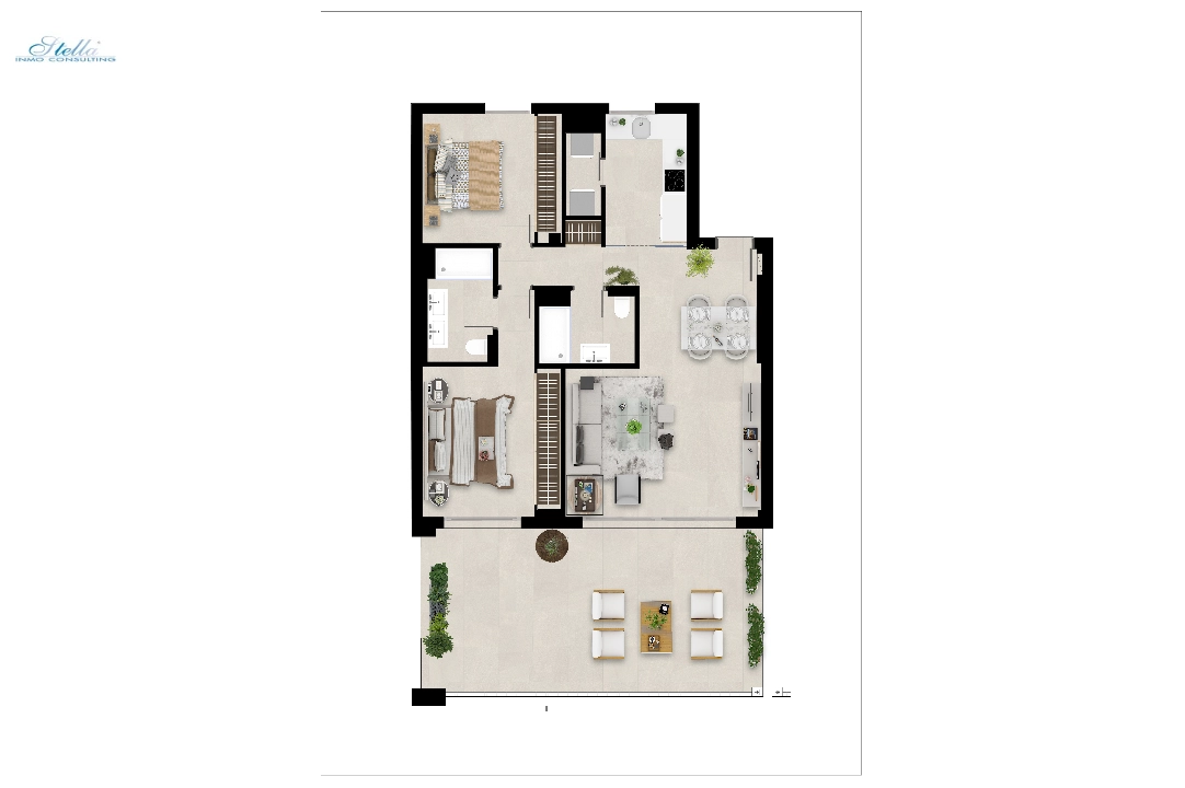 apartment in Nueva Andalucia(Urbanizacion Nueva Andalucia J, 9. 29660 Marbella,) for sale, built area 114 m², plot area 179 m², 3 bedroom, 2 bathroom, swimming-pool, ref.: TW-MARBELLALAKE131-28