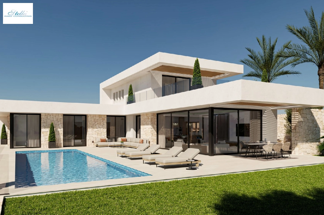 villa in Beniarbeig(Tosals) for sale, built area 454 m², year built 2024, air-condition, plot area 13000 m², 4 bedroom, 3 bathroom, swimming-pool, ref.: AS-3623-3