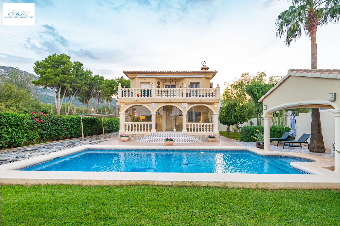 villa in Denia for sale, built area 343 m², year built 2000, + central heating, air-condition, plot area 958 m², 3 bedroom, 3 bathroom, swimming-pool, ref.: VI-CHA004-23-41