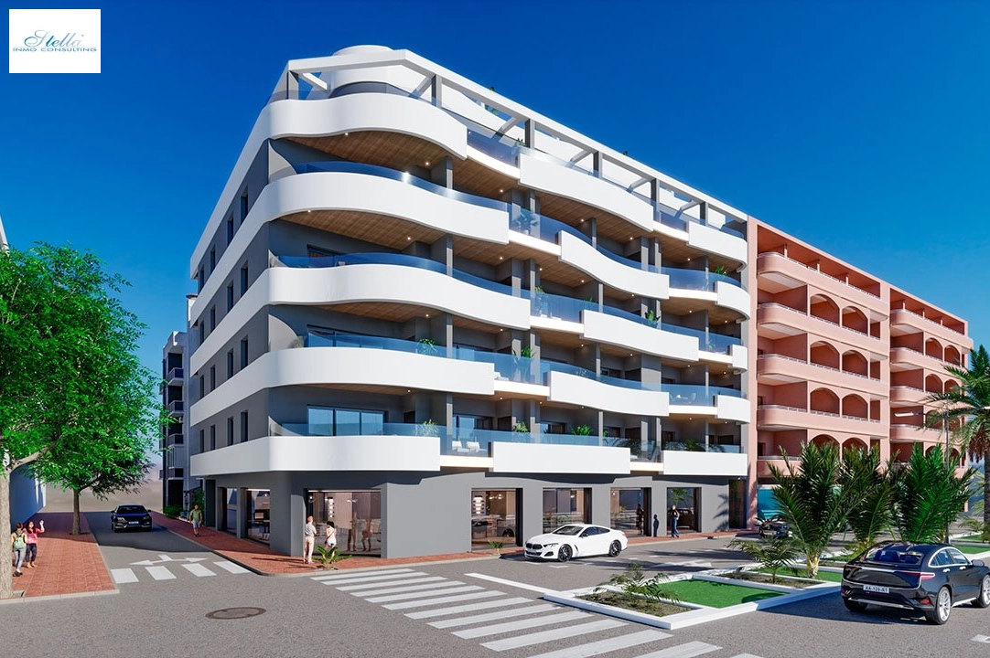 penthouse apartment in Torrevieja for sale, built area 102 m², condition first owner, 2 bedroom, 2 bathroom, swimming-pool, ref.: HA-TON-203-A03-2