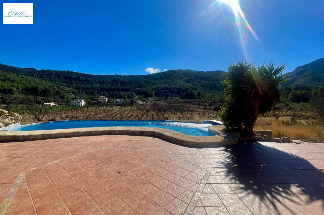 villa in Jalon for sale, built area 200 m², year built 2003, air-condition, plot area 10000 m², 2 bedroom, 2 bathroom, swimming-pool, ref.: PV-141-01967P-26