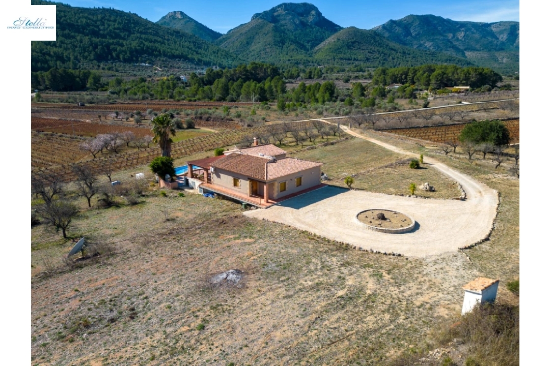 villa in Jalon for sale, built area 200 m², year built 2003, air-condition, plot area 10000 m², 2 bedroom, 2 bathroom, swimming-pool, ref.: PV-141-01967P-39