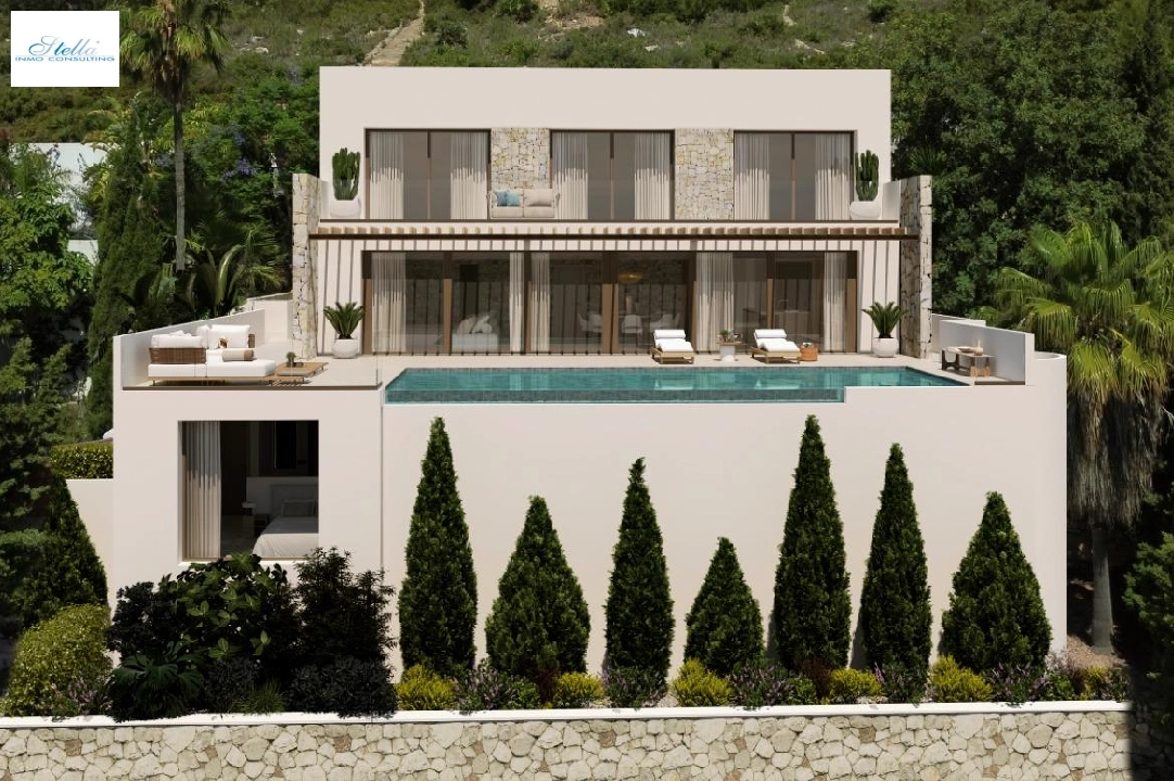 villa in Benitachell(Cumbre del sol) for sale, built area 250 m², air-condition, plot area 960 m², 4 bedroom, 3 bathroom, swimming-pool, ref.: AM-12102DA-3700-2