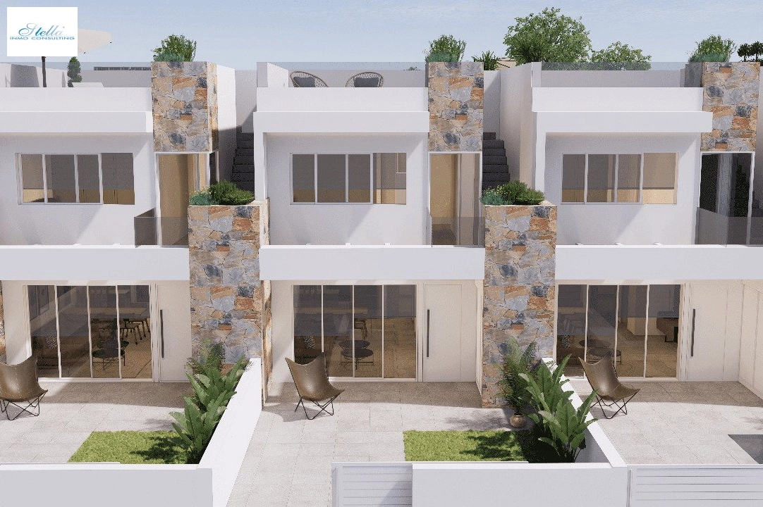 terraced house in Villamartin for sale, built area 120 m², plot area 82 m², 3 bedroom, 2 bathroom, swimming-pool, ref.: HA-VMN-250-R01-1