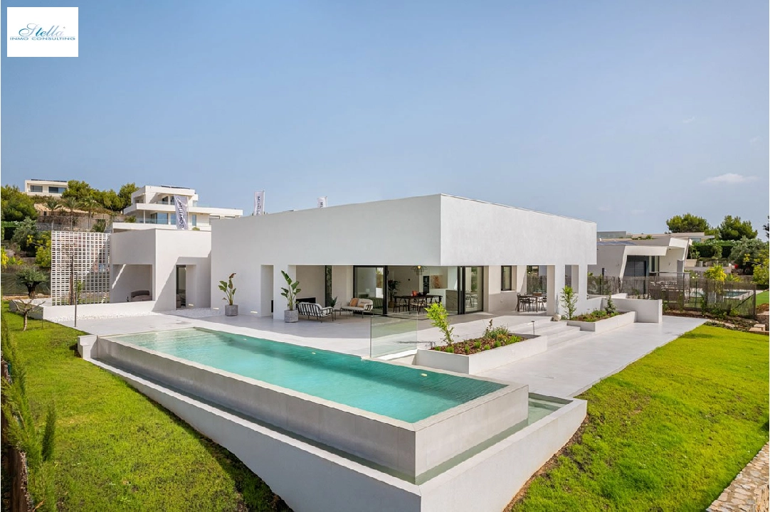 villa in Orihuela Costa for sale, built area 329 m², condition first owner, + fussboden, air-condition, plot area 1094 m², 3 bedroom, 3 bathroom, swimming-pool, ref.: HA-OCN-148-E01-1