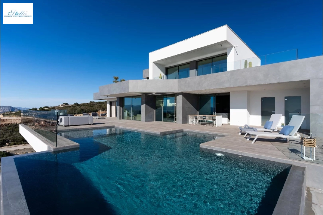 villa in Cumbre del Sol for sale, built area 542 m², plot area 1168 m², 4 bedroom, 6 bathroom, swimming-pool, ref.: BS-84135249-1