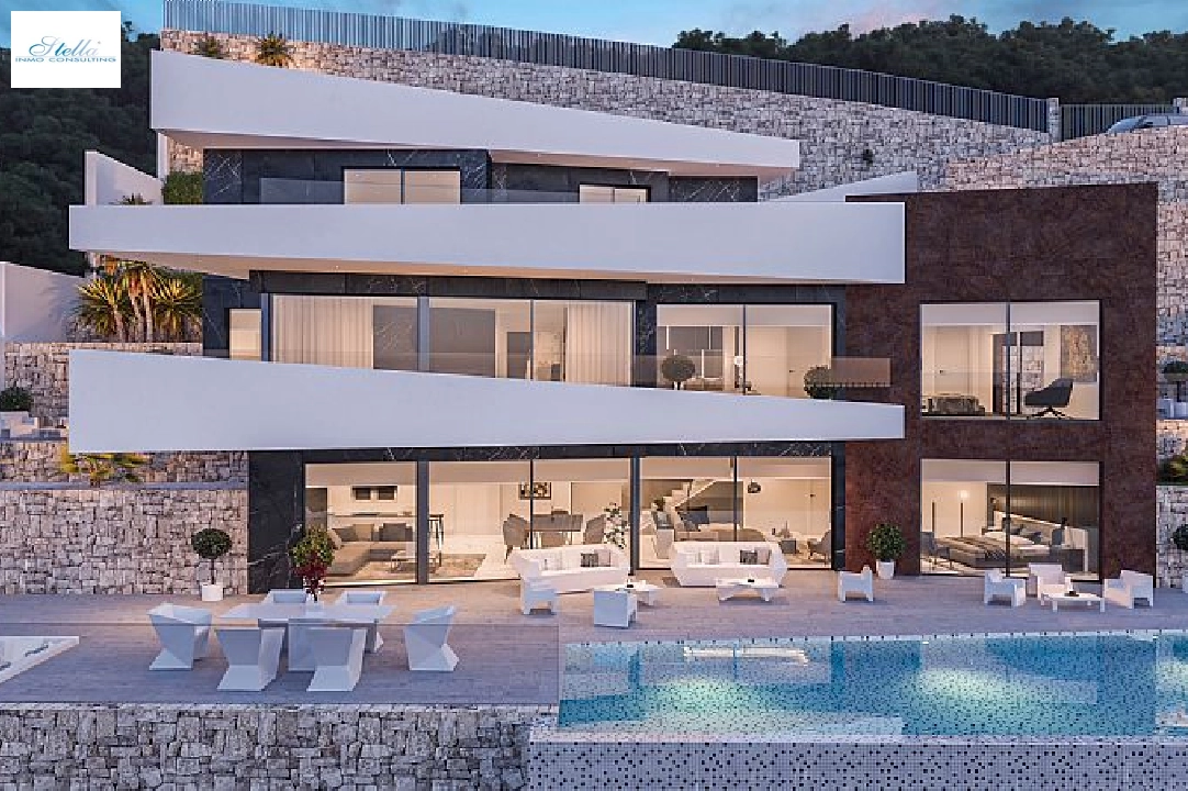 villa in Benissa(Raco de Galeno) for sale, built area 478 m², air-condition, plot area 1540 m², 4 bedroom, 4 bathroom, swimming-pool, ref.: CA-H-1742-AMB-4