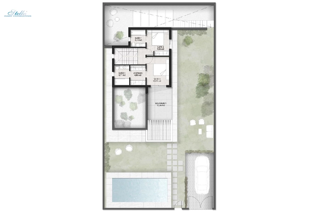 villa in Finestrat(Balcon de finestrat) for sale, built area 164 m², plot area 393 m², 3 bedroom, 3 bathroom, swimming-pool, ref.: AM-1129DA-3700-25