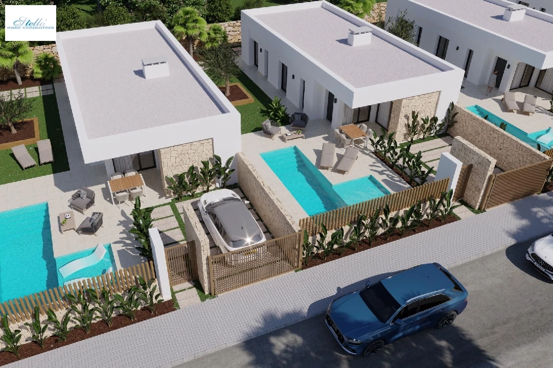 villa in Finestrat(Finestrat) for sale, built area 107 m², plot area 325 m², 3 bedroom, 2 bathroom, swimming-pool, ref.: AM-1161DA-3700-2