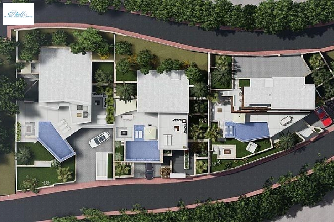 villa in Calpe(Urbanizaciones) for sale, built area 489 m², air-condition, plot area 770 m², 4 bedroom, 5 bathroom, swimming-pool, ref.: AM-1186DA-3700-10