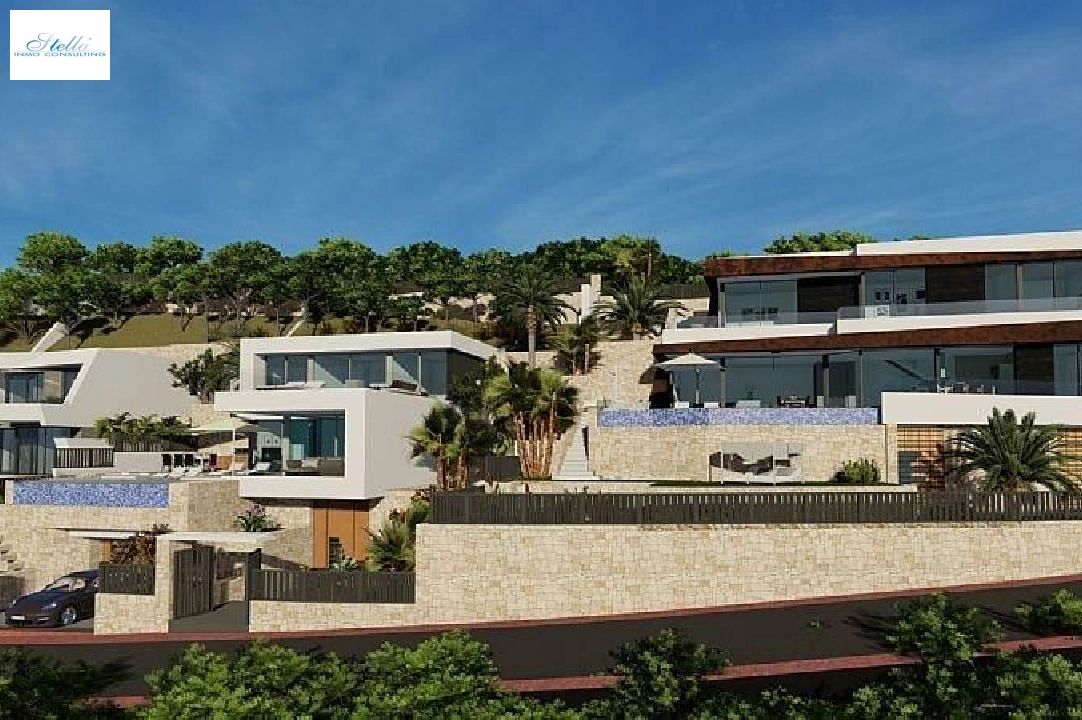 villa in Calpe(Urbanizaciones) for sale, built area 489 m², air-condition, plot area 770 m², 4 bedroom, 5 bathroom, swimming-pool, ref.: AM-1186DA-3700-14
