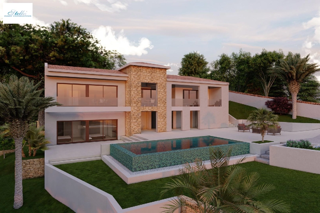 villa in Altea(La Sierra) for sale, built area 416 m², air-condition, plot area 1100 m², 4 bedroom, 4 bathroom, swimming-pool, ref.: AM-1229DA-3700-3