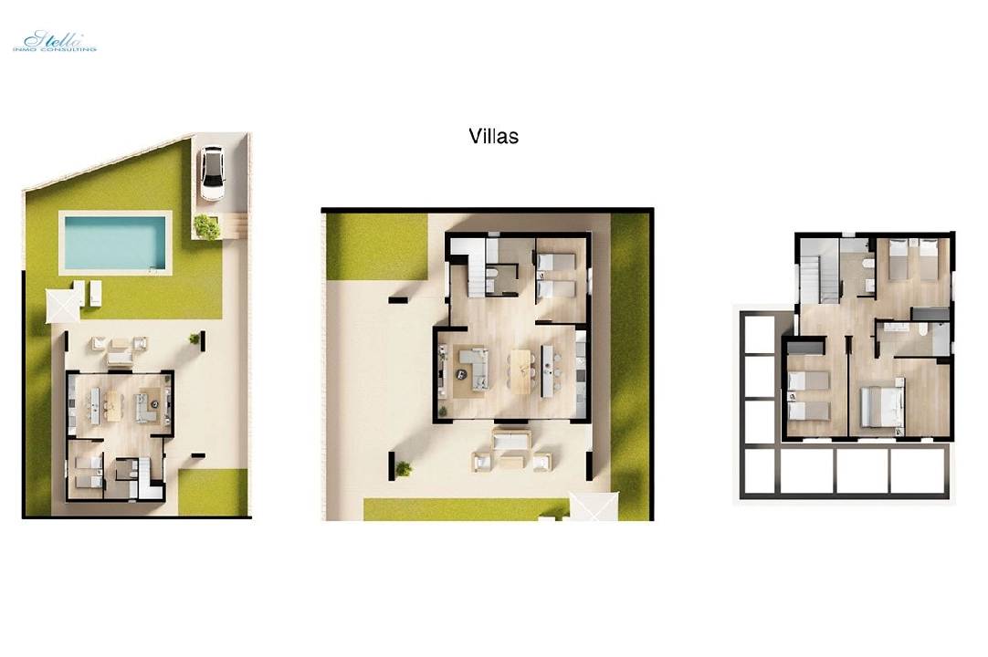 villa in Finestrat for sale, built area 183 m², condition first owner, air-condition, plot area 384 m², 4 bedroom, 2 bathroom, ref.: HA-FIN-380-E01-15