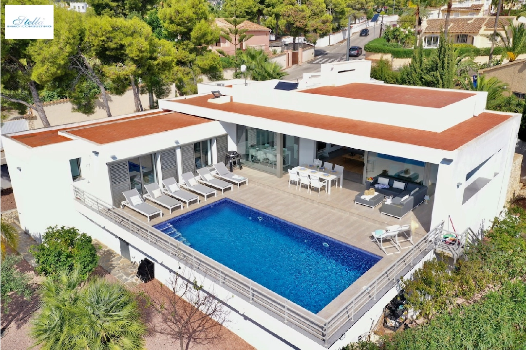 villa in Benissa(Baladrar) for sale, built area 222 m², air-condition, plot area 966 m², 3 bedroom, 2 bathroom, swimming-pool, ref.: CA-H-1755-AMB-17
