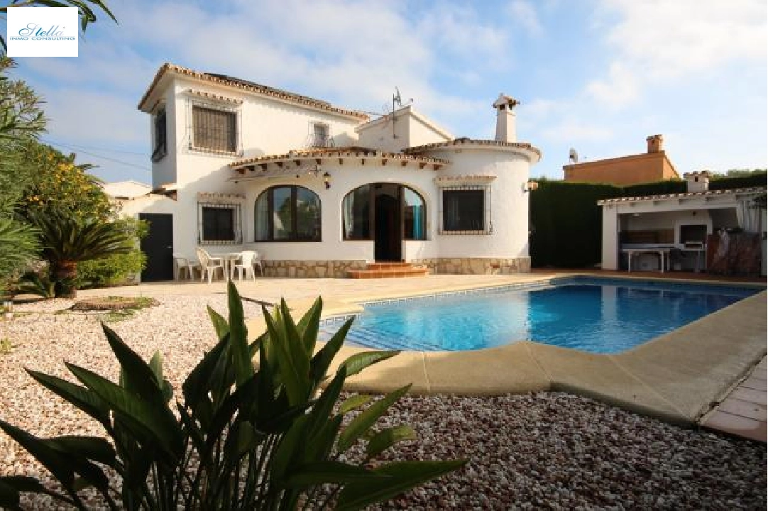 summer house in Els Poblets(Els Poblets) for holiday rental, built area 125 m², year built 1985, condition neat, + central heating, air-condition, plot area 400 m², 3 bedroom, 3 bathroom, swimming-pool, ref.: V-0815-1
